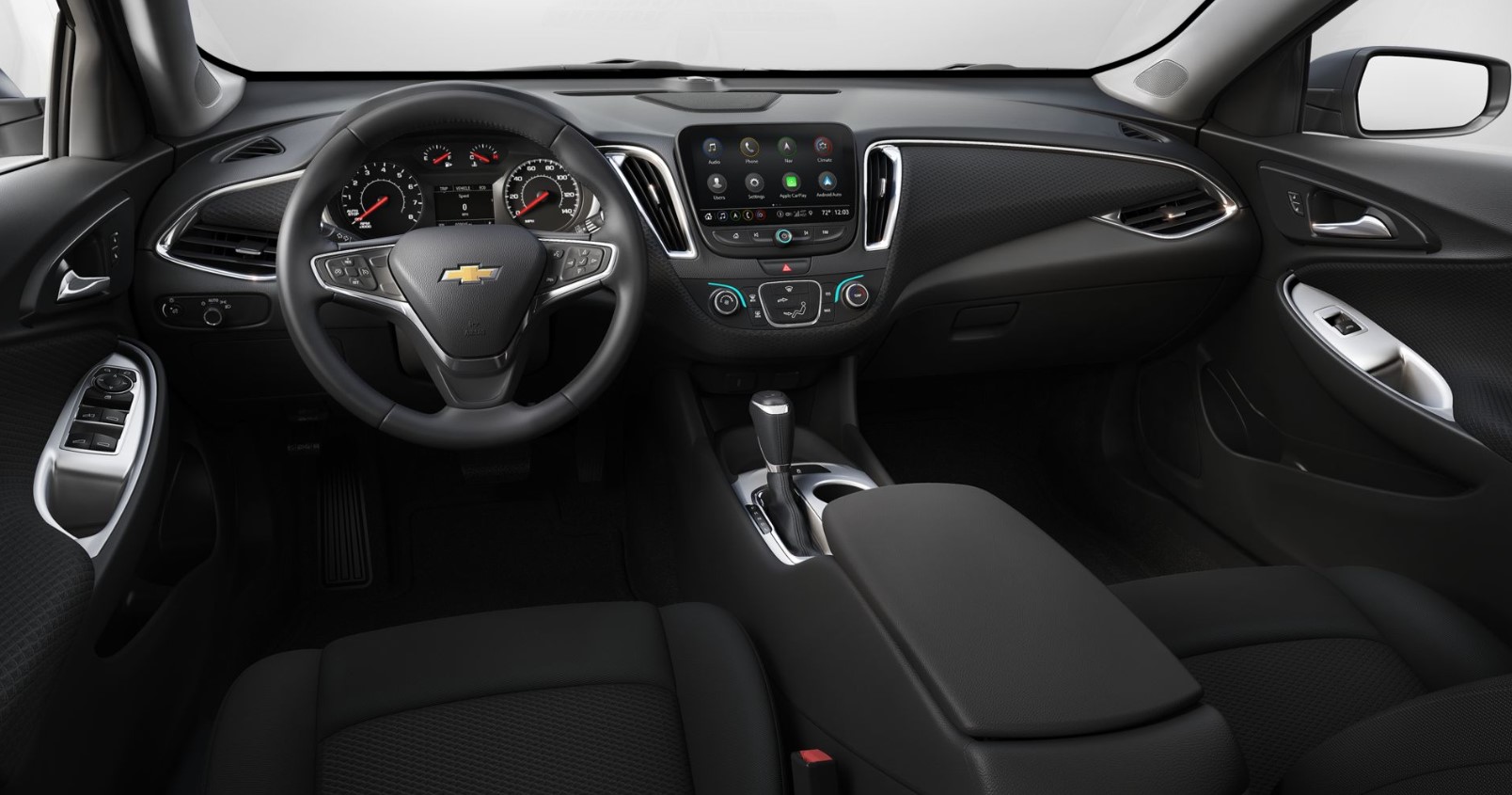 2019 Chevrolet Malibu RS Black Interior